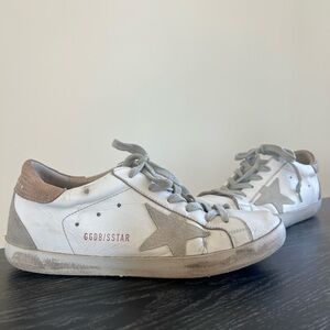 Golden Goose Woman’s White Sneakers